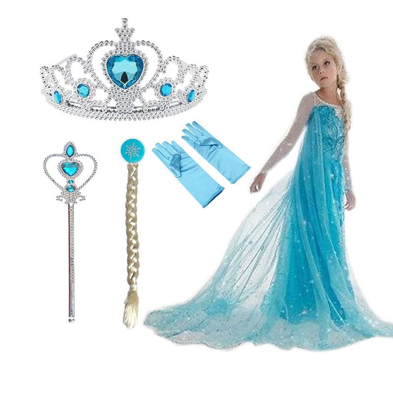 Princess Blue - Enchanting Princess Outfit with Accessories