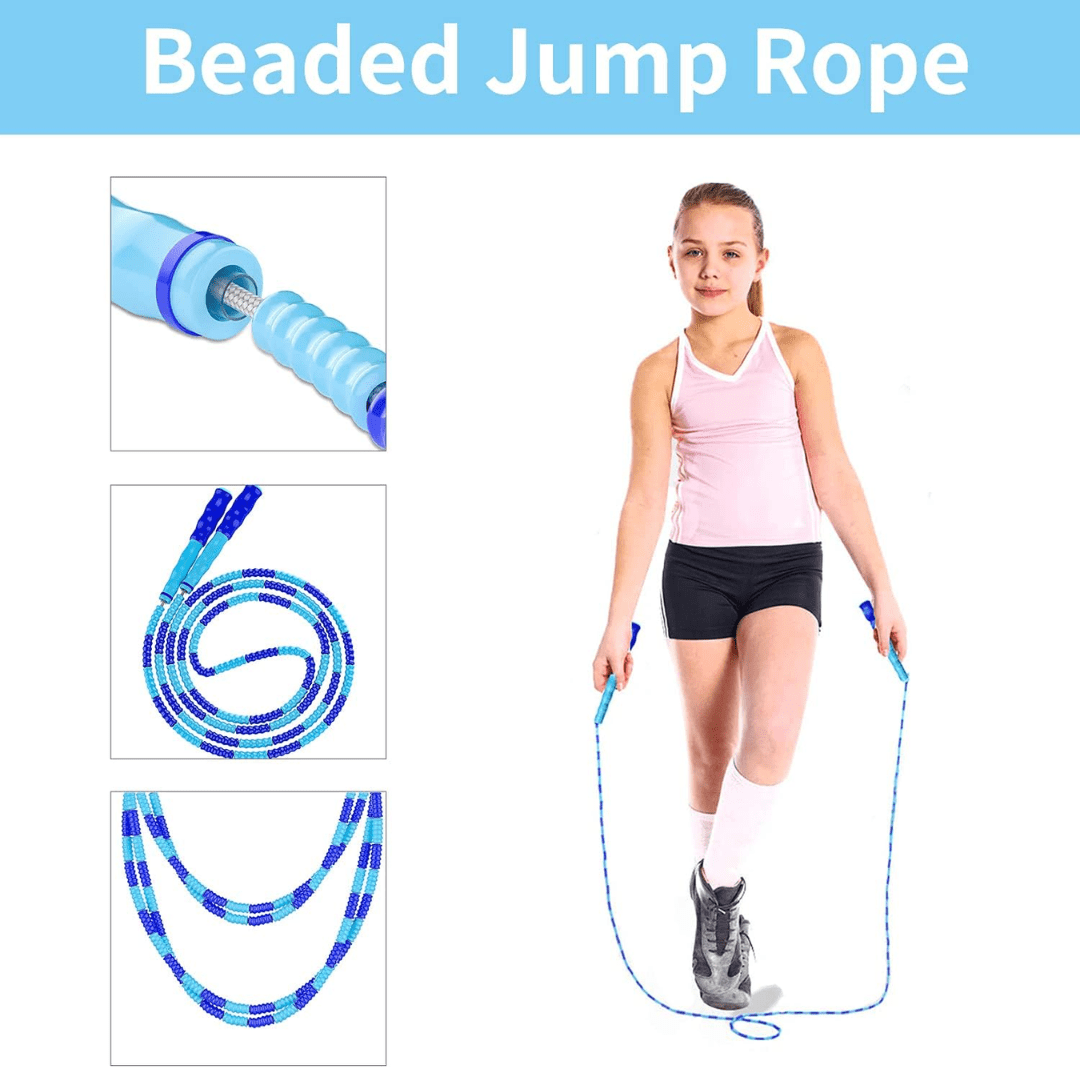 FlexiBead Skipping Rope – Durable and Adjustable