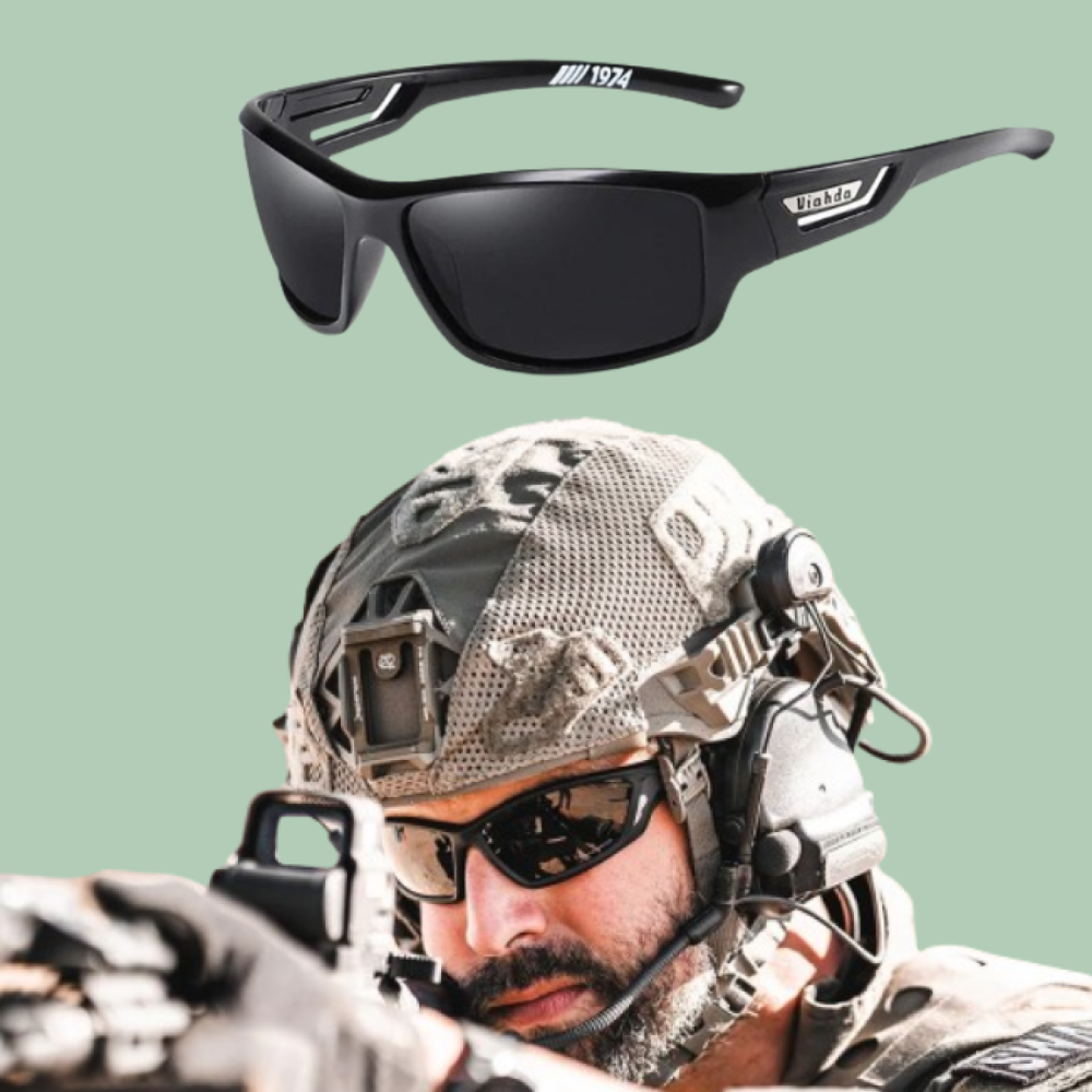 Sporty Sunglasses with Polarised Lenses – UV400 Protection for Outdoor Activities