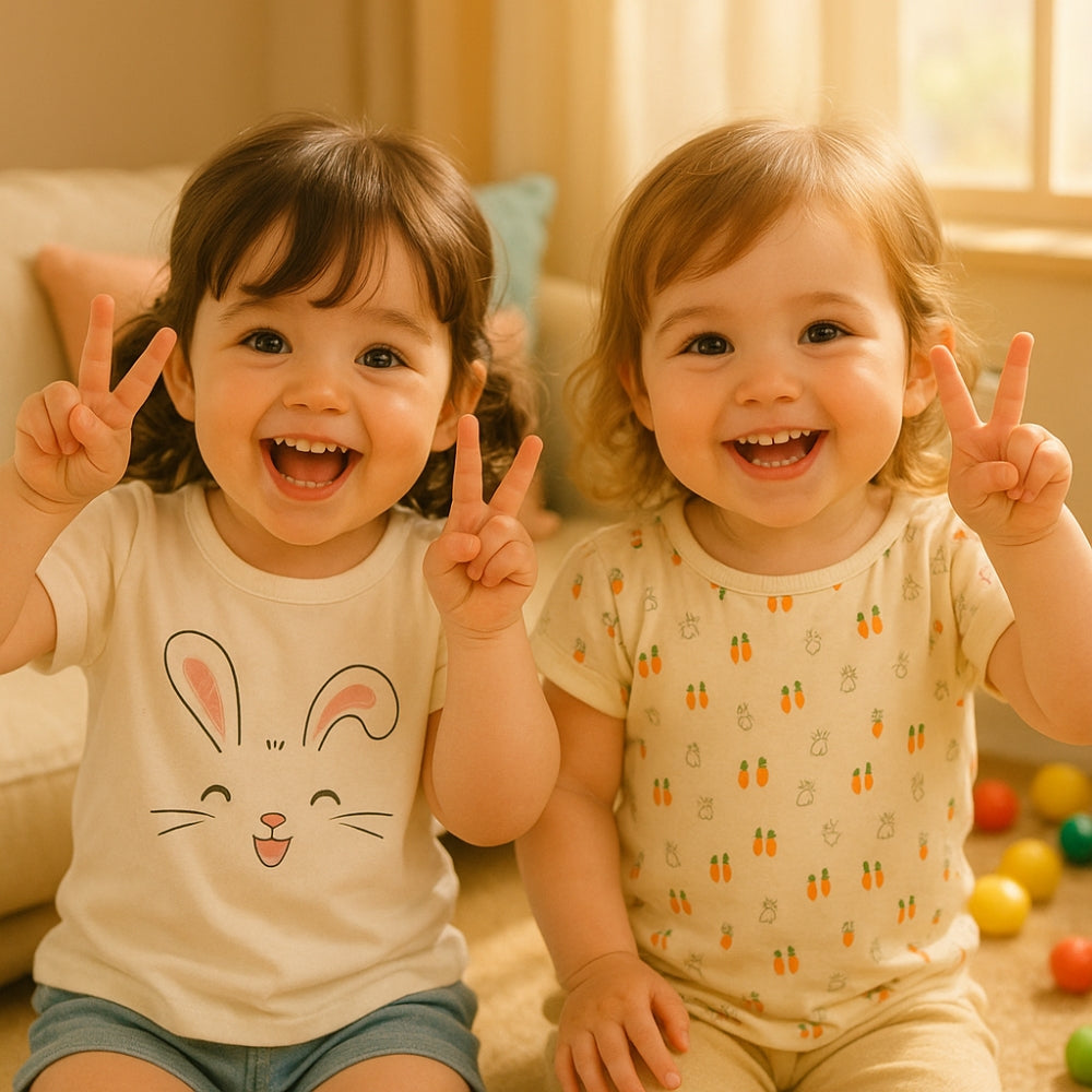Joyful Baby T-Shirt Set – Comfortable and Playful for Every Day