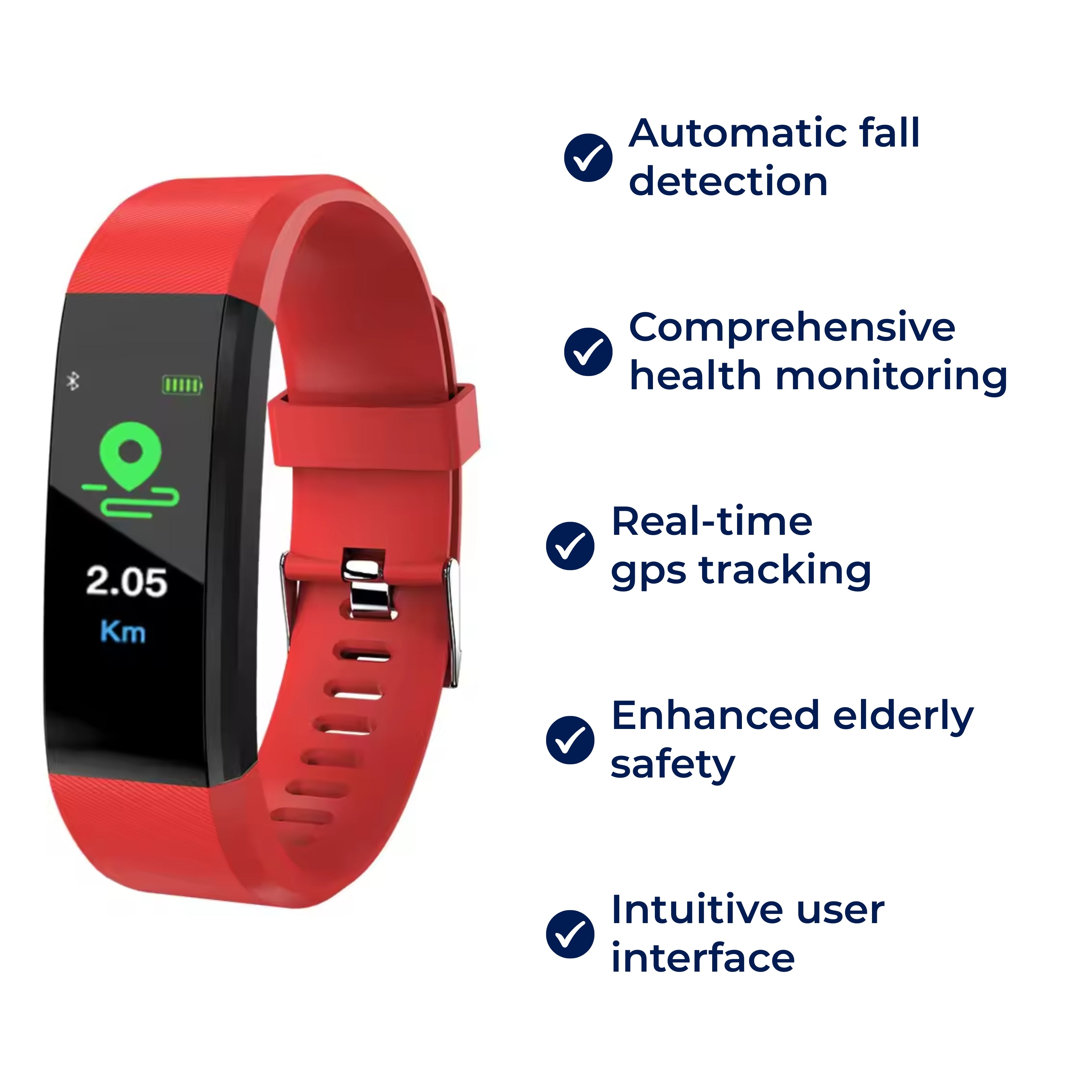 SafeTrack Senior Watch – Carefree and Connected