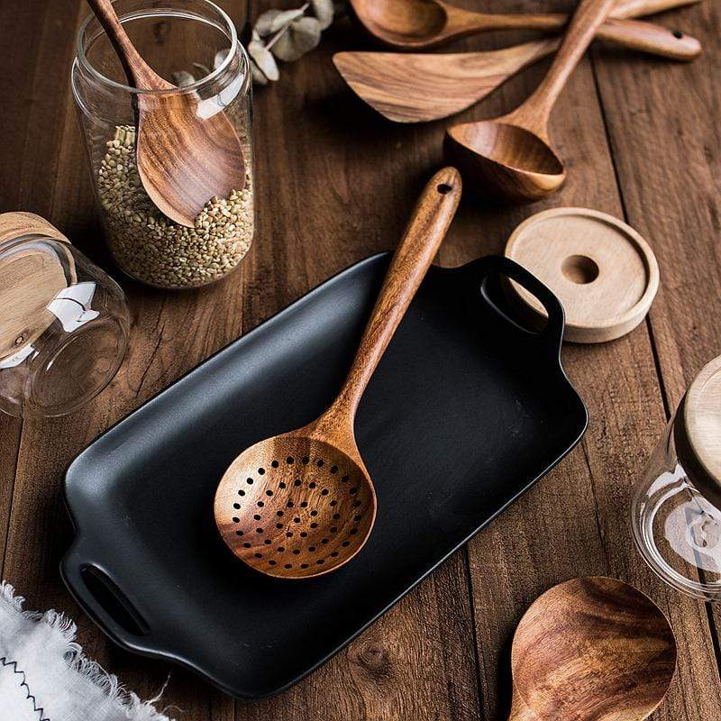 Natural Wooden Kitchen Set – Sustainable and Stylish Cooking