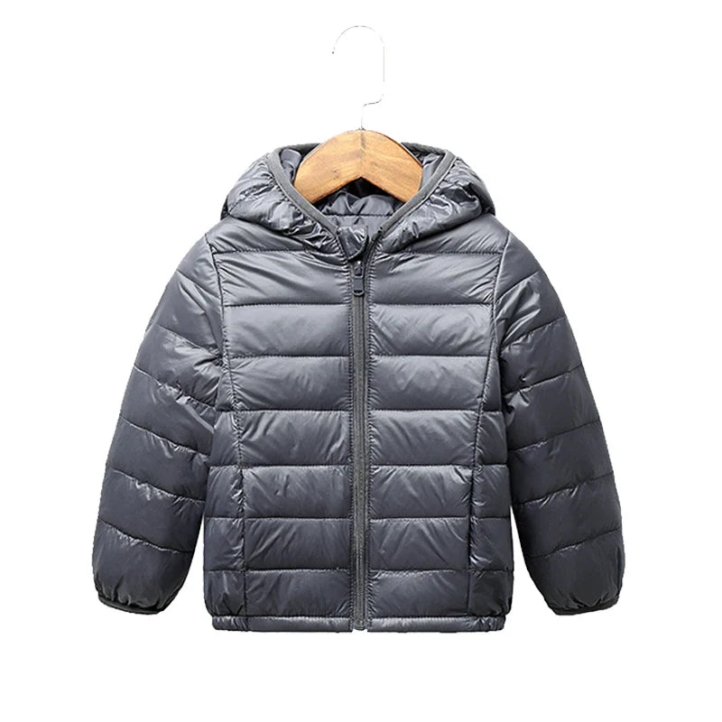 Luca Lightweight Down Jacket for Children - Warm and Casual for Fall and Winter