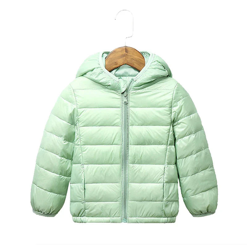 Luca Lightweight Down Jacket for Children - Warm and Casual for Fall and Winter