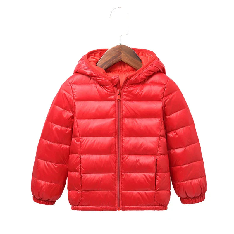 Luca Lightweight Down Jacket for Children - Warm and Casual for Fall and Winter