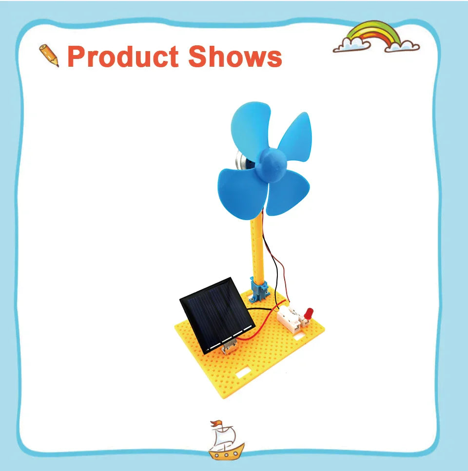 Educational Solar and Wind Energy Set – Fun and Educational DIY Experiment