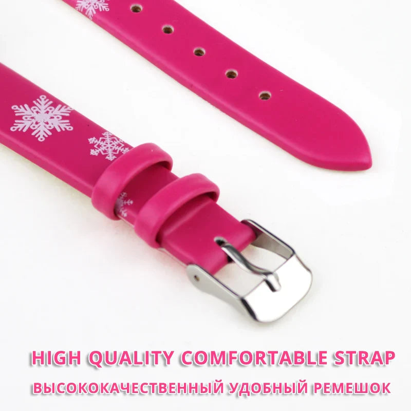 Frozen Princess Elsa Watch for Kids – Leather Band and Magical Design