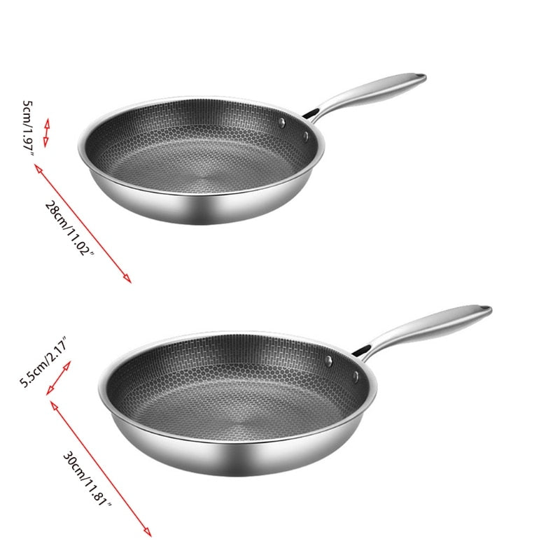 Non-Stick Pan with Honeycomb Design - For a Perfect Cooking Experience