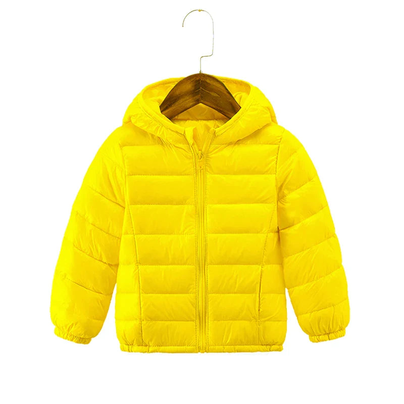 Luca Lightweight Down Jacket for Children - Warm and Casual for Fall and Winter