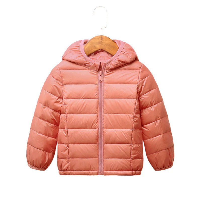 Luca Lightweight Down Jacket for Children - Warm and Casual for Fall and Winter