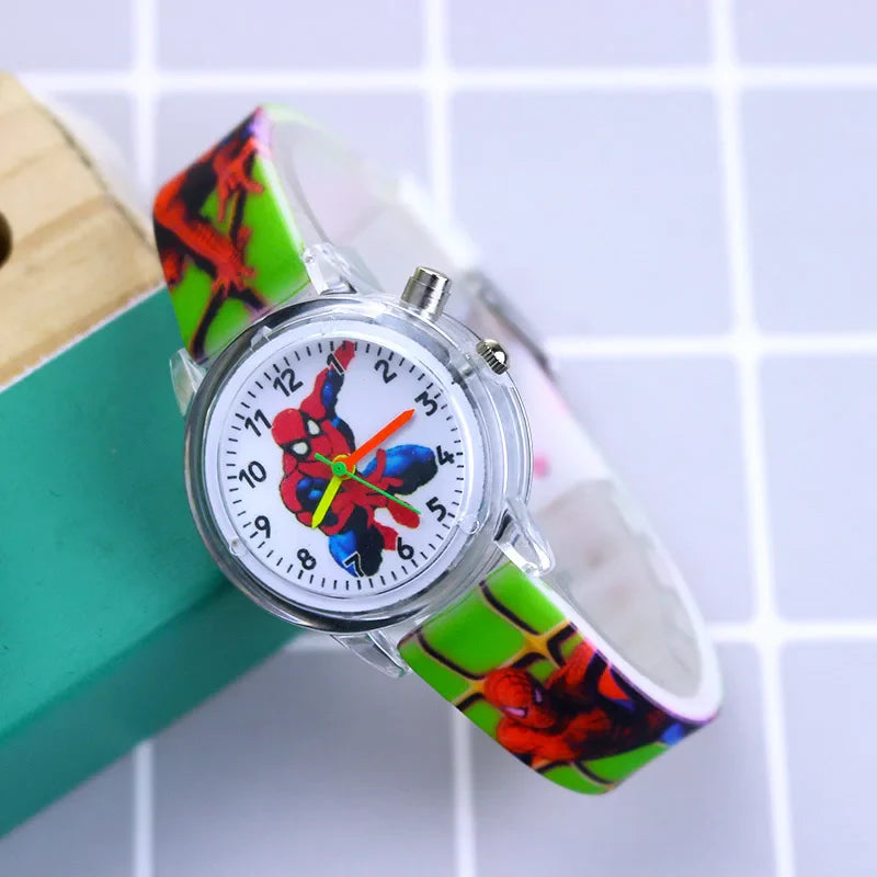 Glow-in-the-Dark Children's Watch – Available in Spider-Man and Frozen Designs