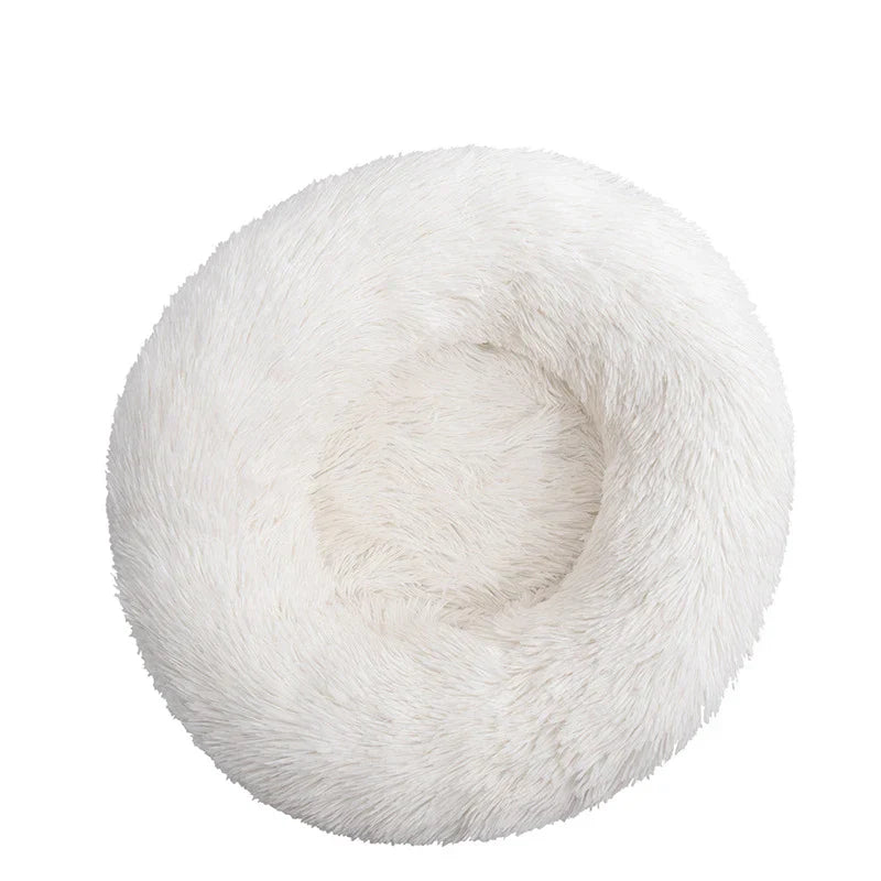 SnuggleNest Donut Bed – Soft and Soothing for Cats and Dogs