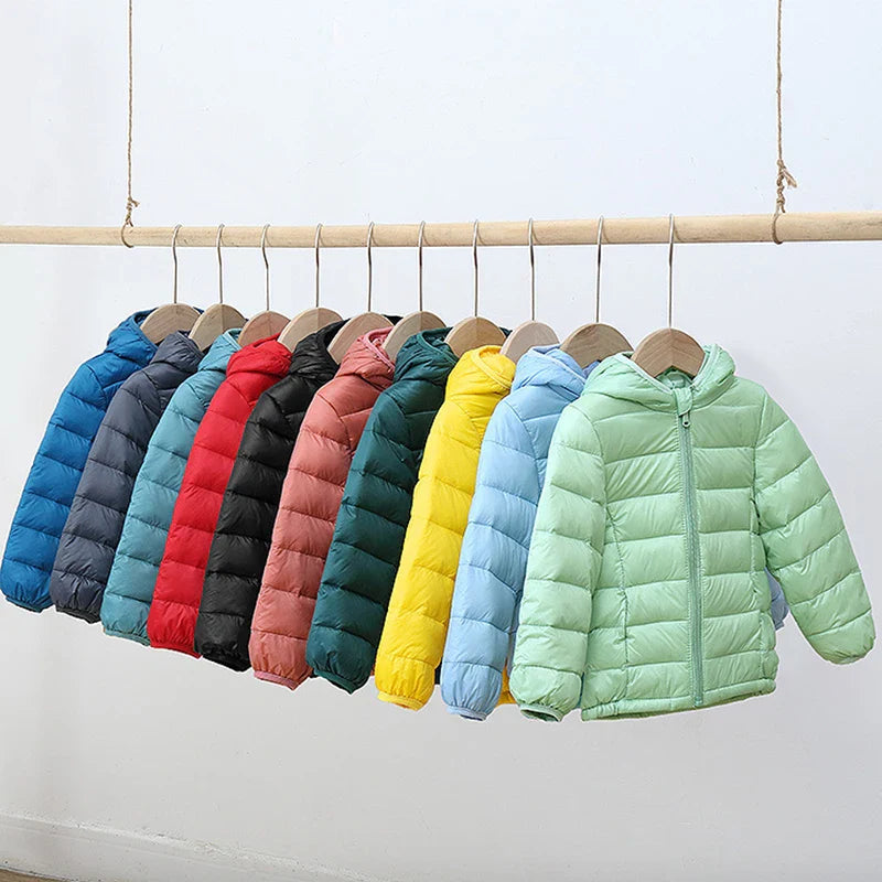Luca Lightweight Down Jacket for Children - Warm and Casual for Fall and Winter