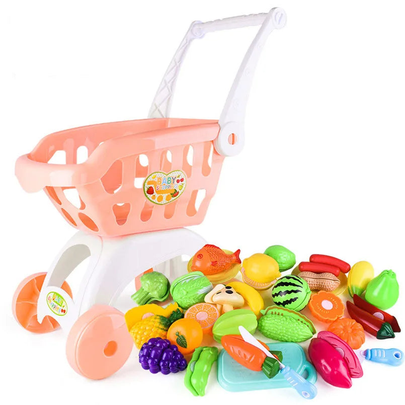 Mini Market Cart - Imaginative Shopping Fun