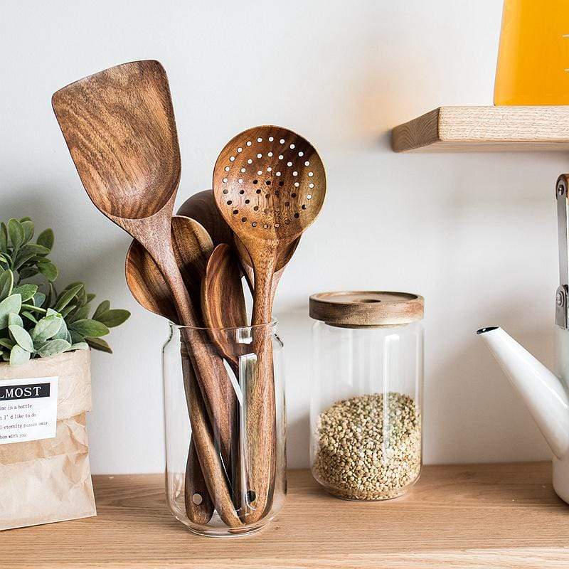 Natural Wooden Kitchen Set – Sustainable and Stylish Cooking