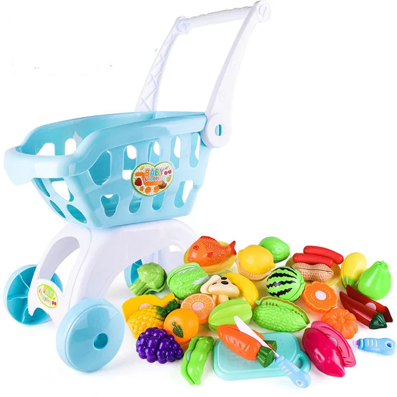 Mini Market Cart - Imaginative Shopping Fun