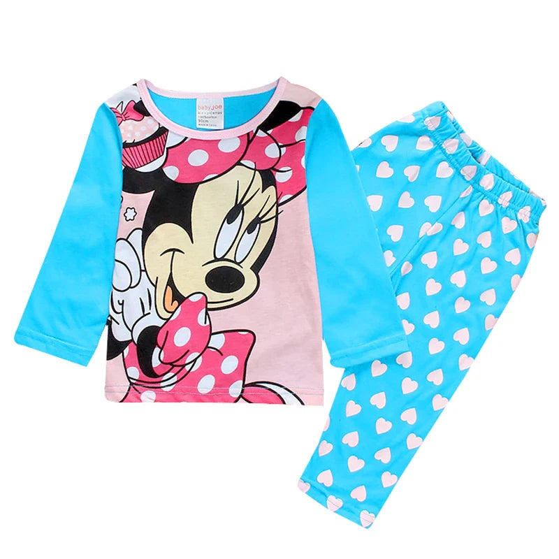 Lotte Princess Pajama Set for Children - Minnie Mouse Two-Tone Pajama Set