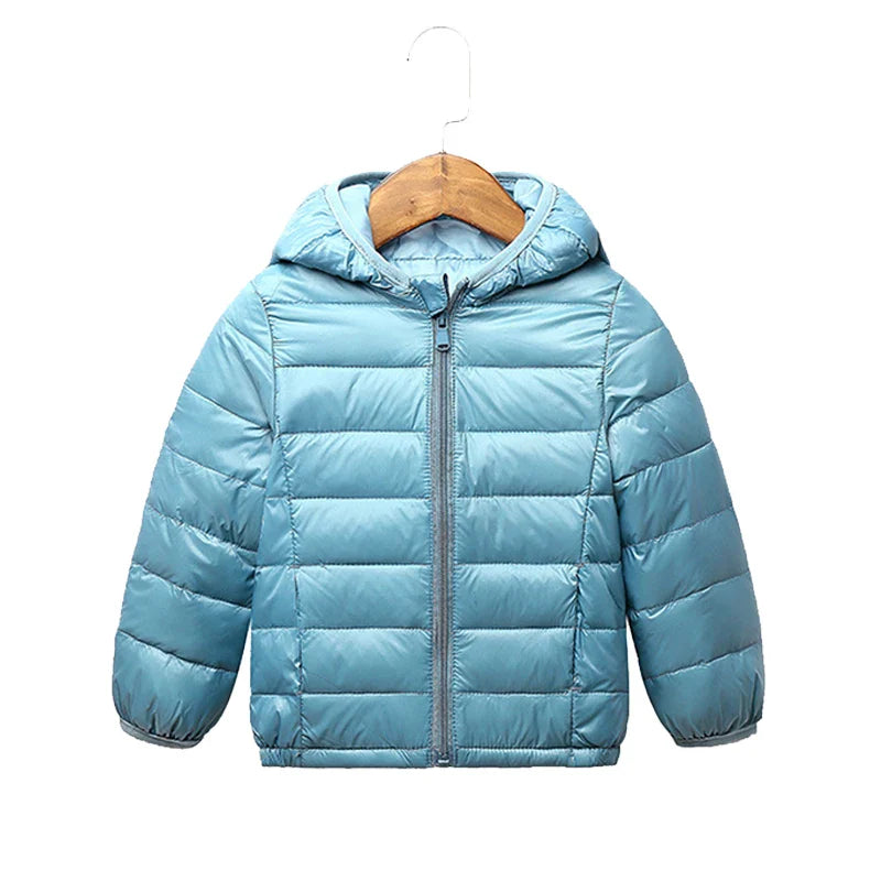 Luca Lightweight Down Jacket for Children - Warm and Casual for Fall and Winter