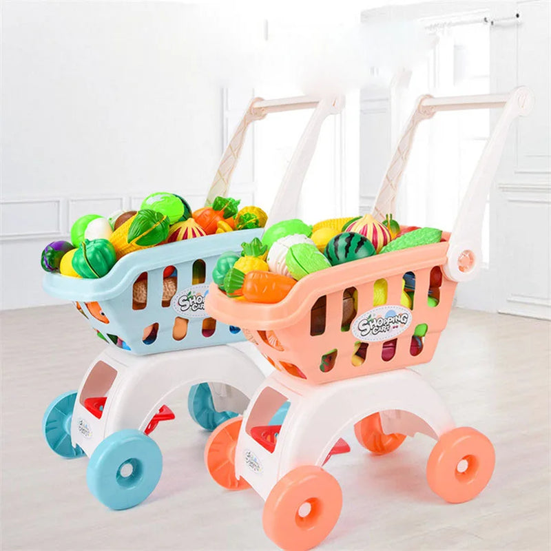 Mini Market Cart - Imaginative Shopping Fun