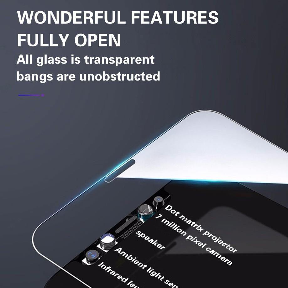 iPhone Tempered Glass Screen Protector – Full Protection
