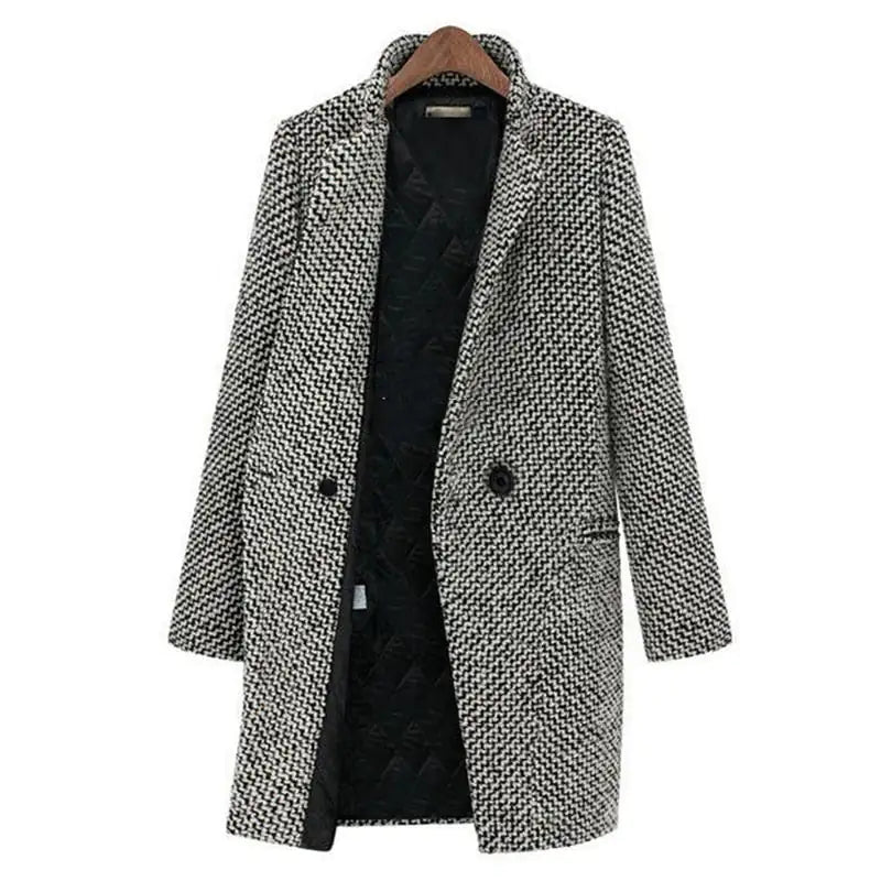 Emma Houndstooth Coat – For a Fashionable Look