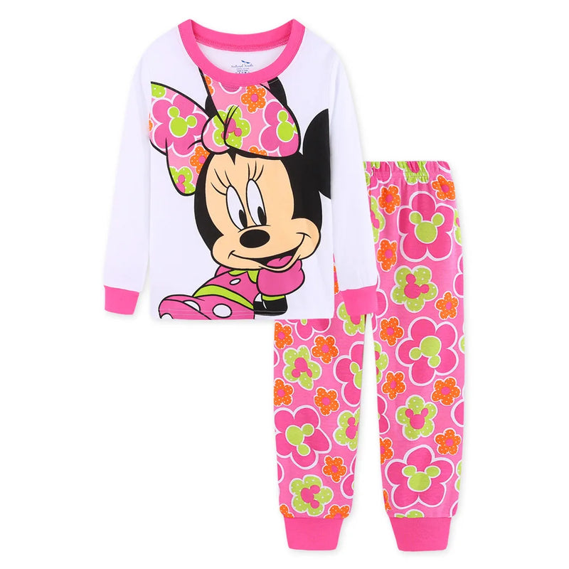 Lotte Princess Pajama Set for Children - Minnie Mouse Two-Tone Pajama Set