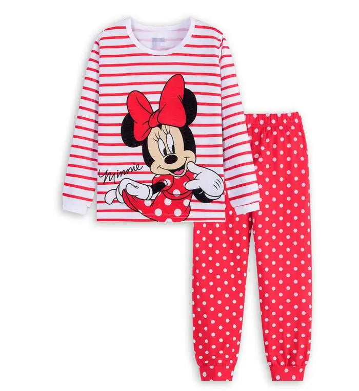 Lotte Princess Pajama Set for Children - Minnie Mouse Two-Tone Pajama Set