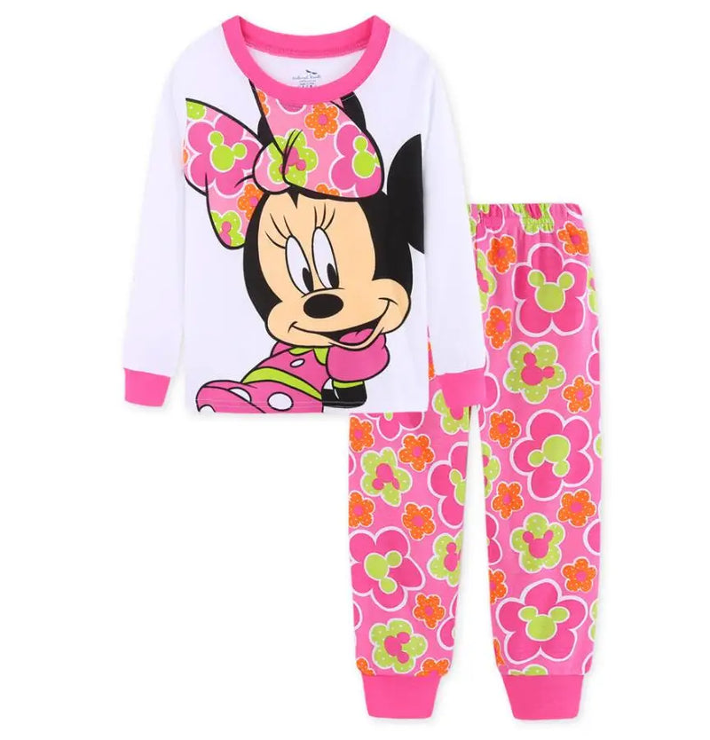 Lotte Princess Pajama Set for Children - Minnie Mouse Two-Tone Pajama Set