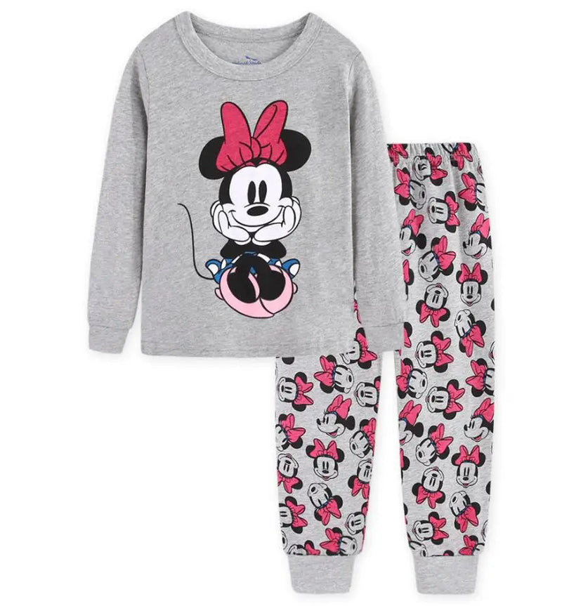 Lotte Princess Pajama Set for Children - Minnie Mouse Two-Tone Pajama Set