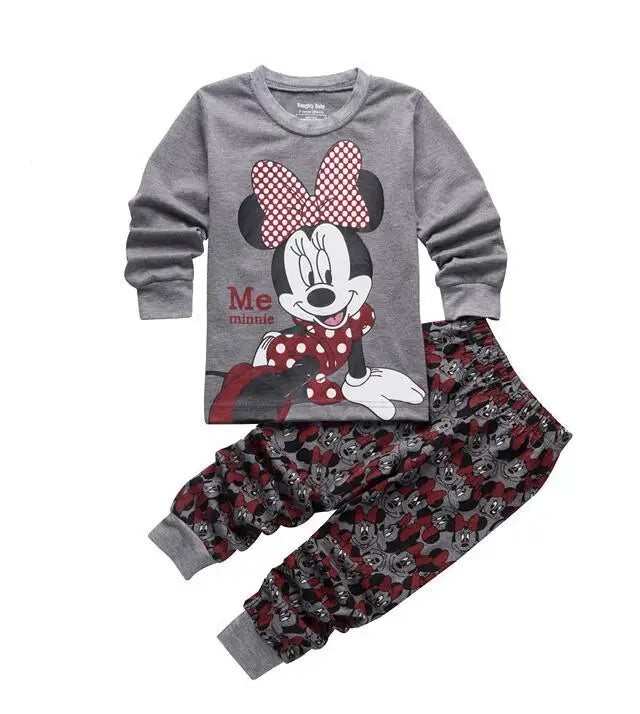 Lotte Princess Pajama Set for Children - Minnie Mouse Two-Tone Pajama Set
