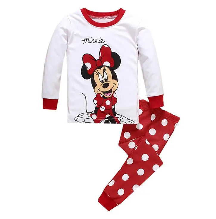 Lotte Princess Pajama Set for Children - Minnie Mouse Two-Tone Pajama Set