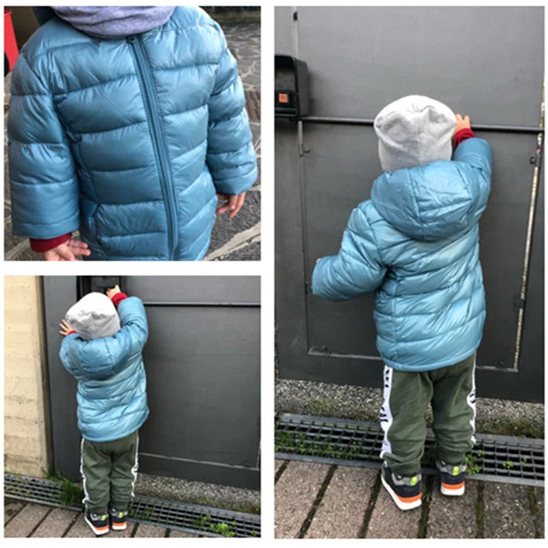 Luca Lightweight Down Jacket for Children - Warm and Casual for Fall and Winter