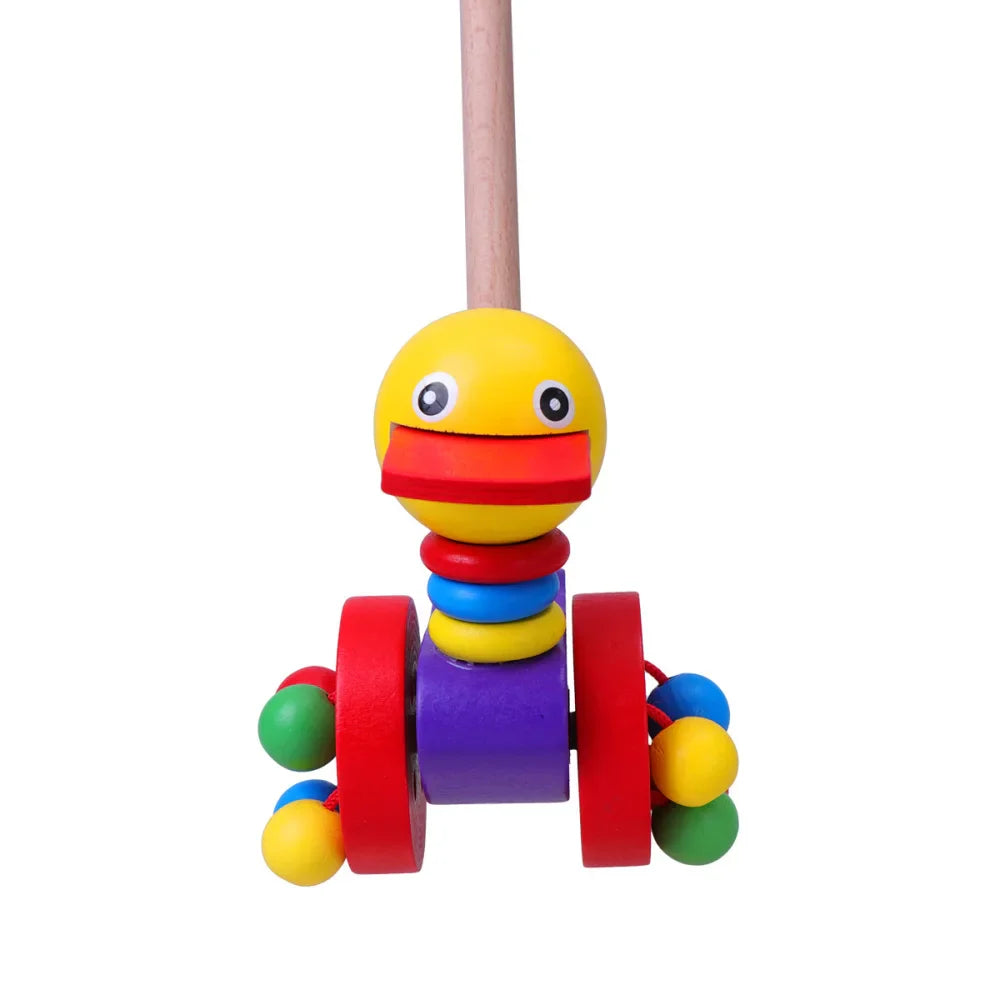 Dino Pusher Push Toy for Babies - Educational Wooden Toy for Little Ones