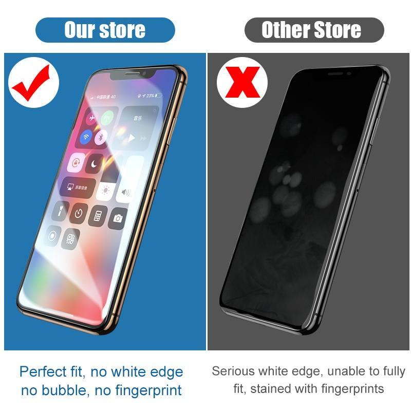 iPhone Tempered Glass Screen Protector – Full Protection