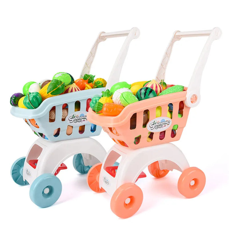 Mini Market Cart - Imaginative Shopping Fun