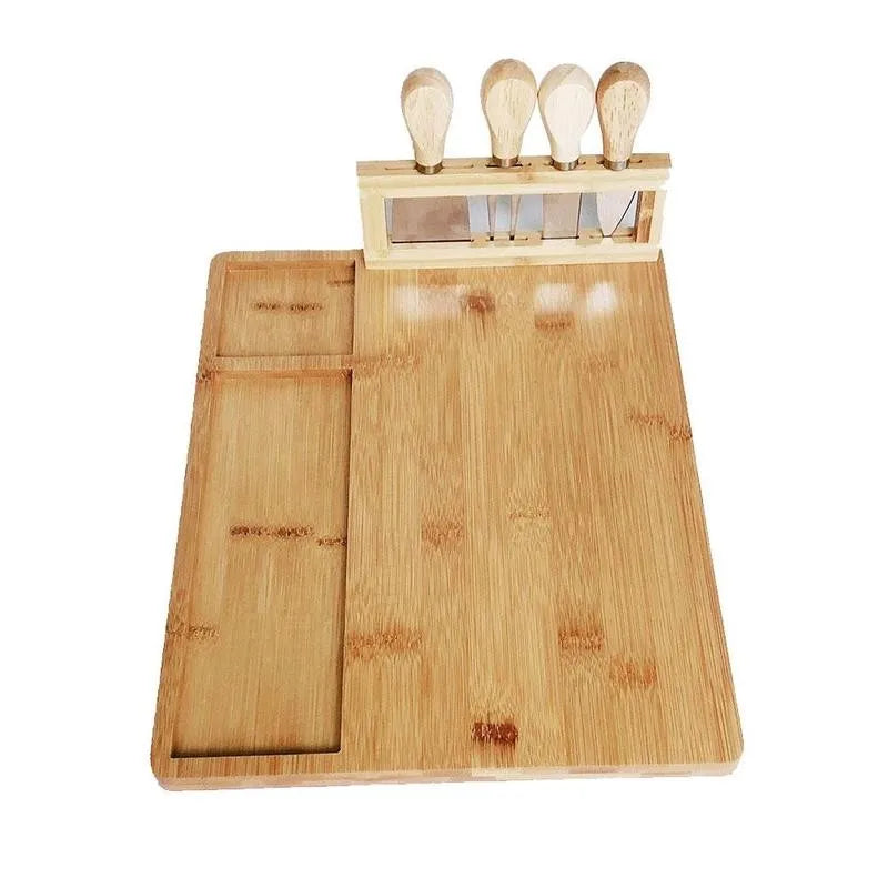 BambooServe Cheese Board Set – Stylish and Functional Enjoyment