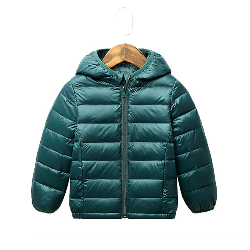 Luca Lightweight Down Jacket for Children - Warm and Casual for Fall and Winter