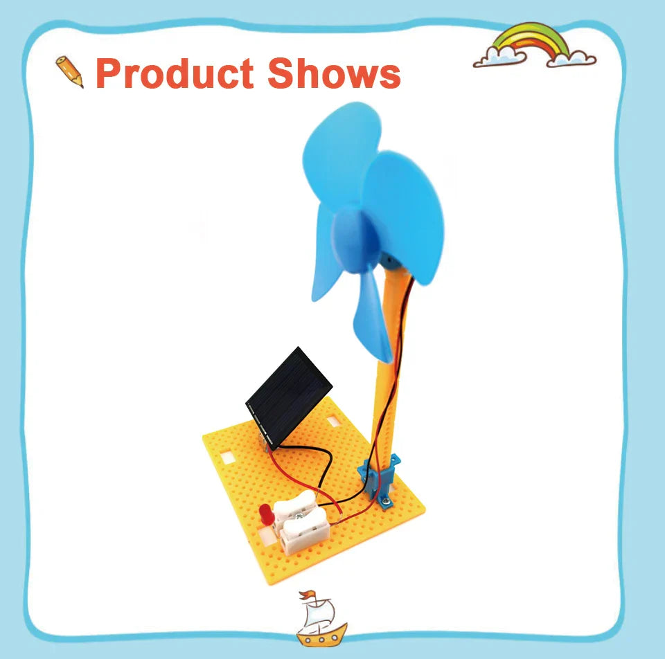 Educational Solar and Wind Energy Set – Fun and Educational DIY Experiment