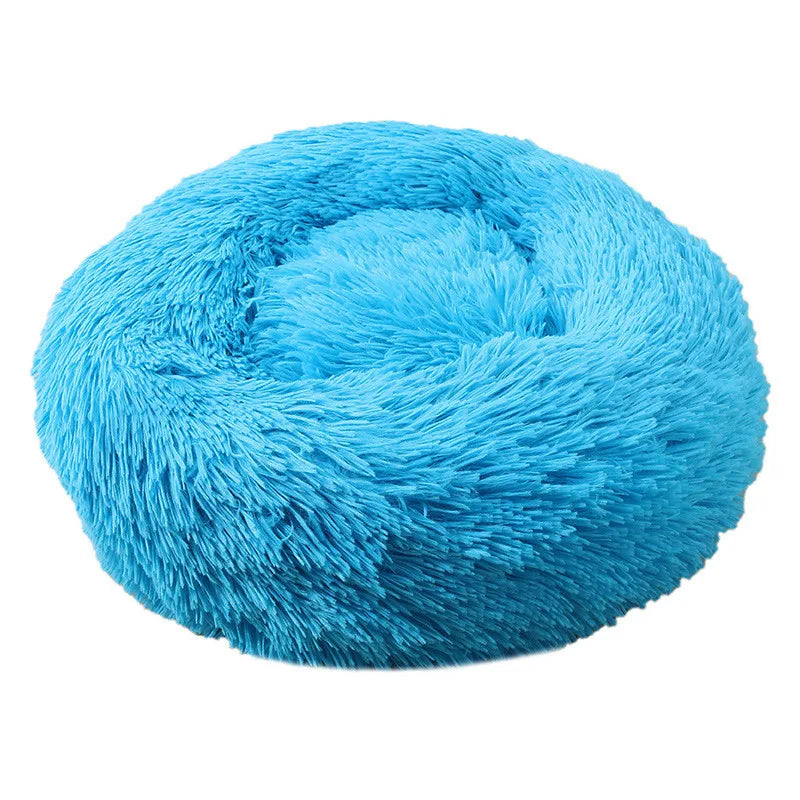 SnuggleNest Donut Bed – Soft and Soothing for Cats and Dogs