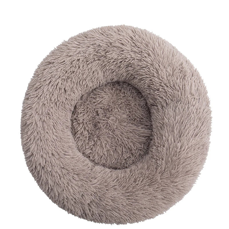 SnuggleNest Donut Bed – Soft and Soothing for Cats and Dogs