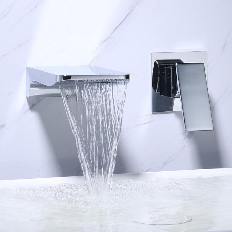 AquaSlate Wall Waterfall Tap – Modern Minimalist Design