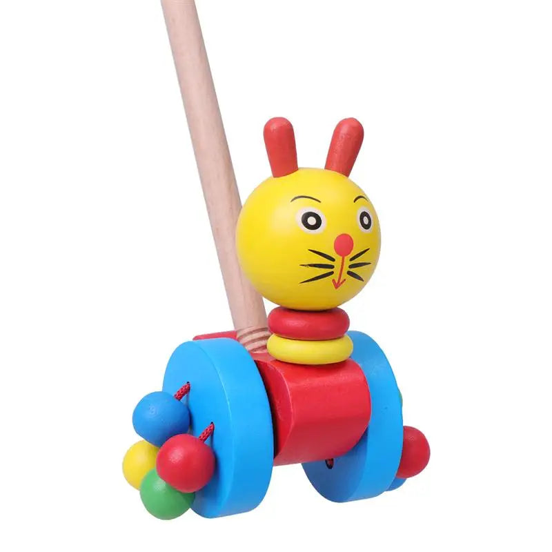 Dino Pusher Push Toy for Babies - Educational Wooden Toy for Little Ones