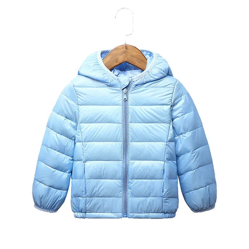 Luca Lightweight Down Jacket for Children - Warm and Casual for Fall and Winter