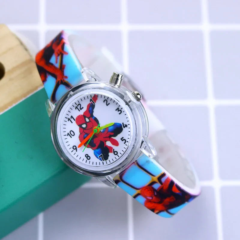 Glow-in-the-Dark Children's Watch – Available in Spider-Man and Frozen Designs