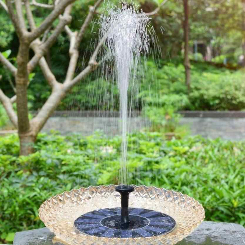 Floating Solar Water Fountain – Eco-Friendly Garden and Pond Feature