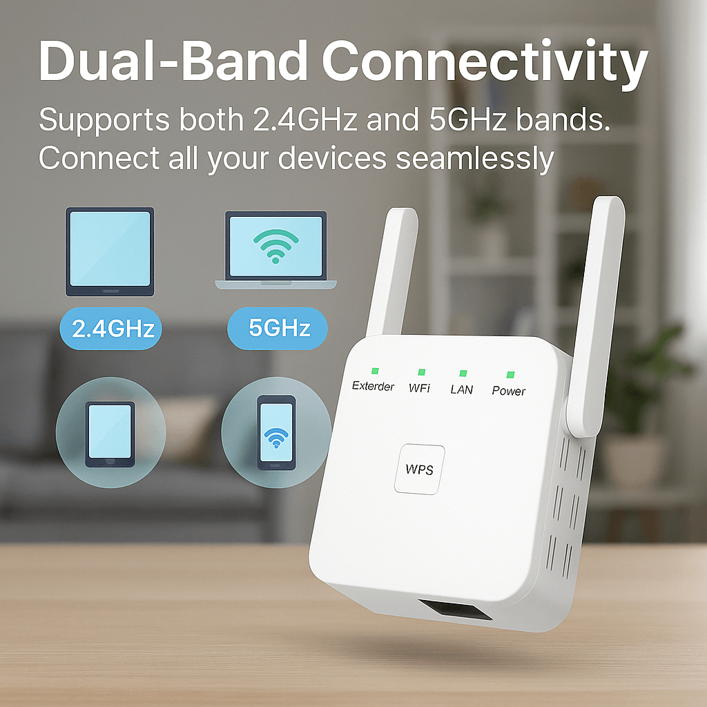 SpeedWave WiFi Extender – Superfast Internet in Every Room