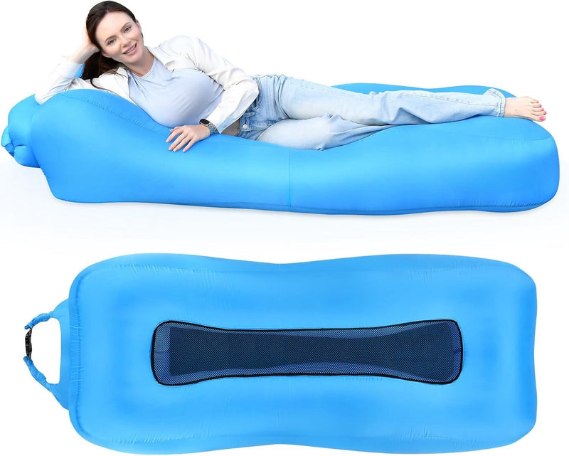 AeroLounge Go Inflatable Lounger – Pump-Free Outdoor Comfort
