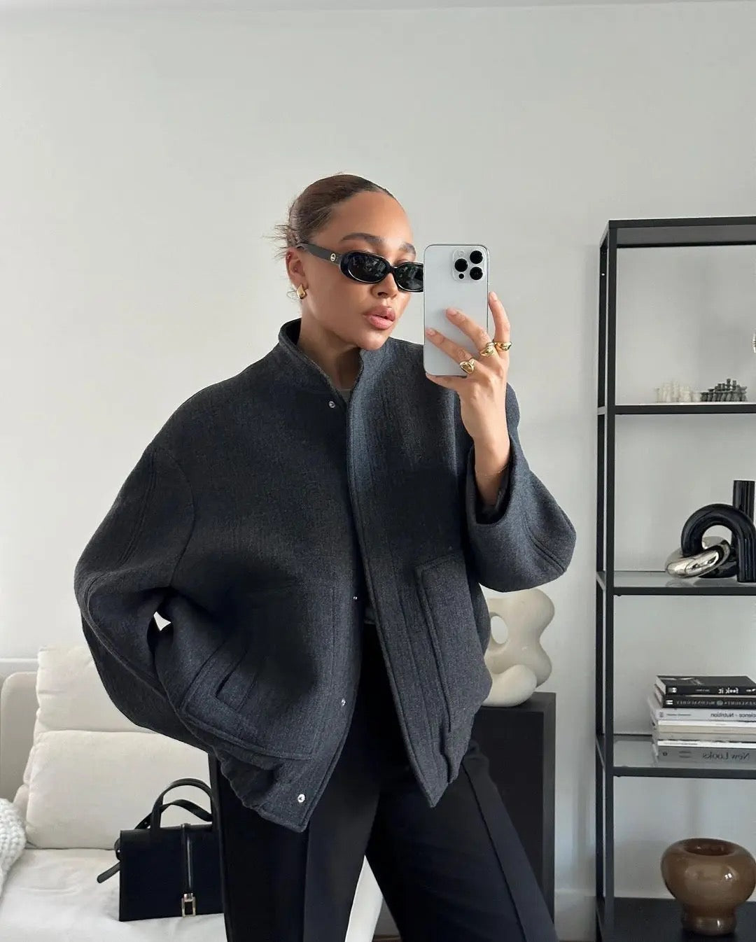 Trendy Oversized Cardigan - Comfortable and Stylish