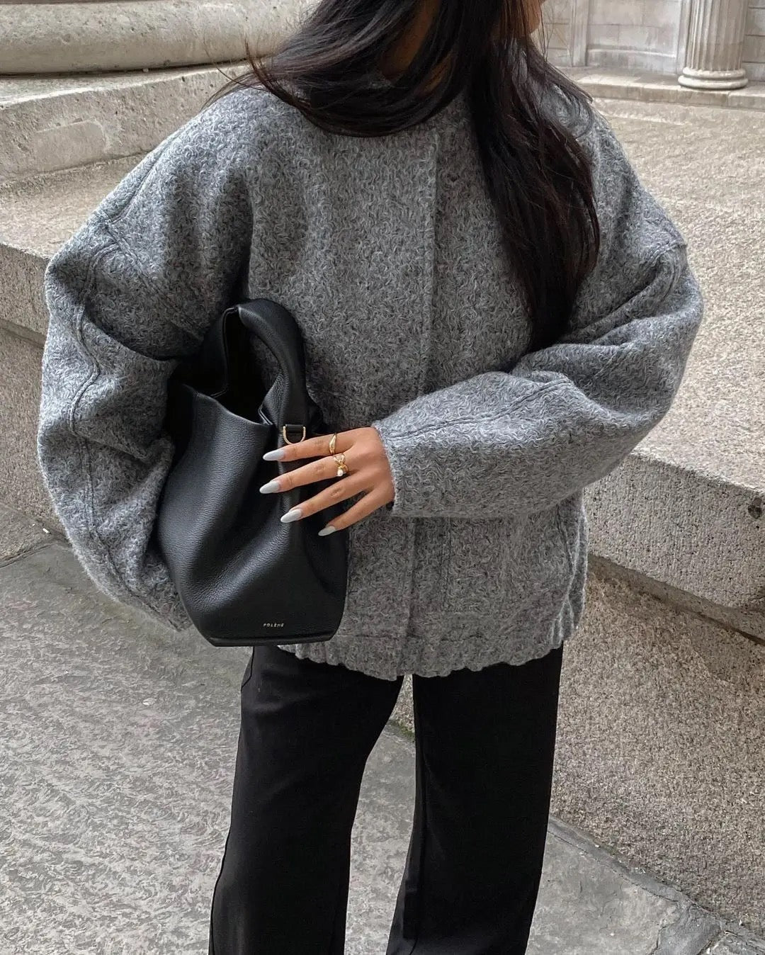 Trendy Oversized Cardigan - Comfortable and Stylish
