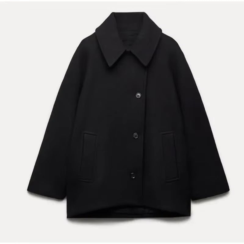 Modern Chic Coat - Elegant Oversized Coat for Stylish Days